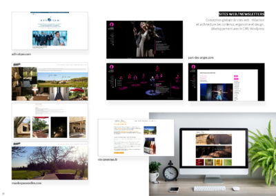 Divers site web - Conception, développement, maintenance