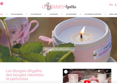 Les bougies d'Agathe - e-boutique